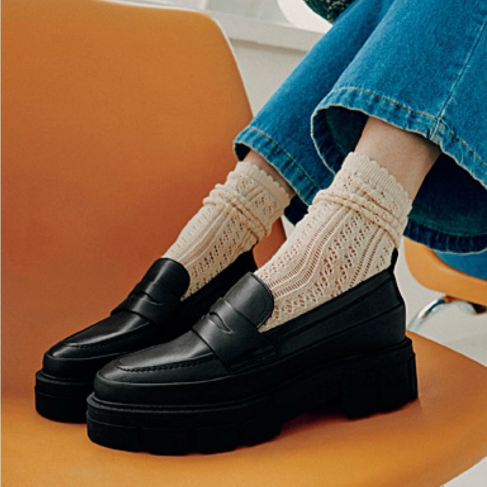 Simons Black Loafers